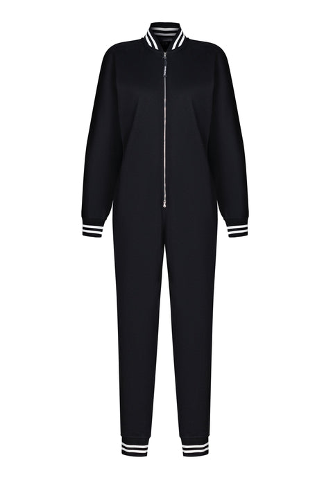 JUMPSUIT BOMBERSUIT black - MONOSUIT