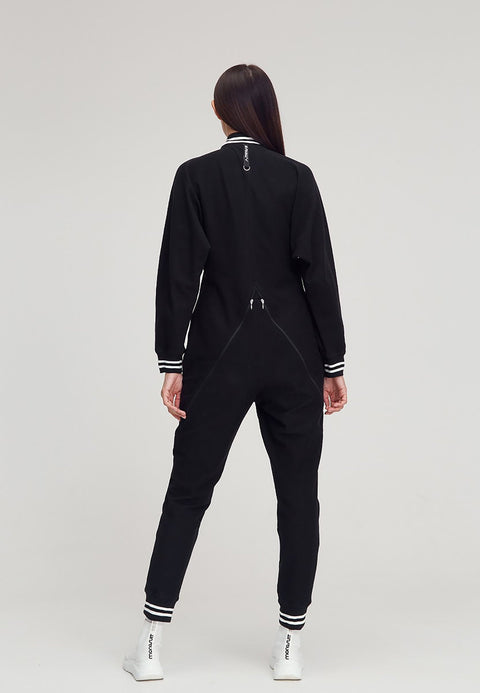 JUMPSUIT BOMBERSUIT black - MONOSUIT