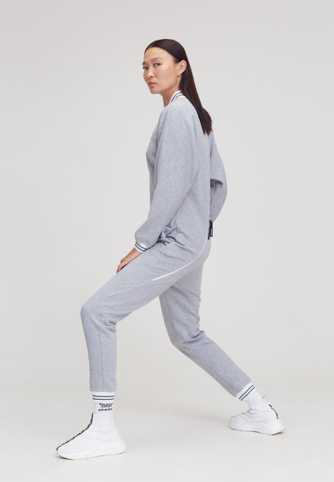 JUMPSUIT BOMBERSUIT grey - MONOSUIT