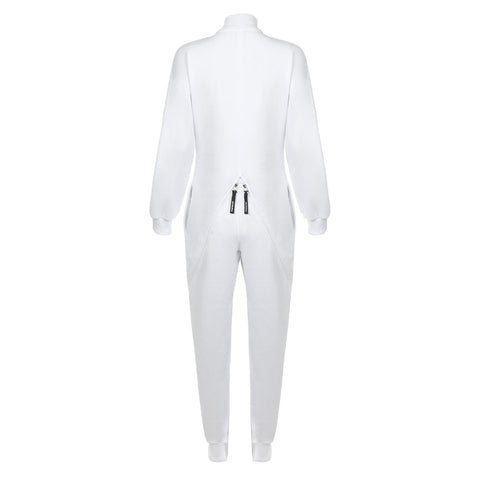 JUMPSUIT BOMBERSUIT white - MONOSUIT