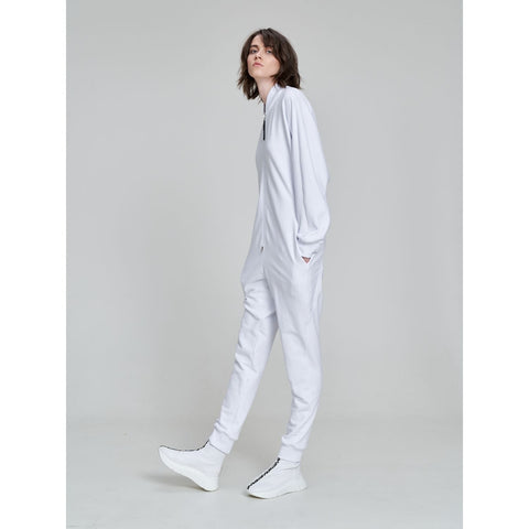 JUMPSUIT BOMBERSUIT white - MONOSUIT