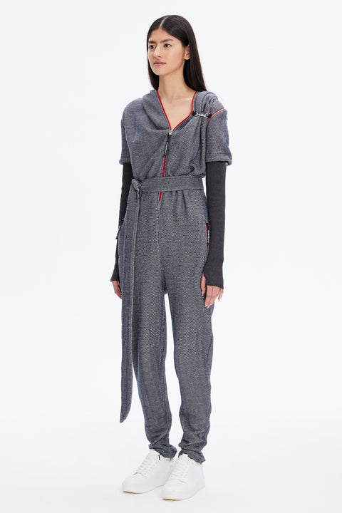 JUMPSUIT GAGA grey rubchik - MONOSUIT