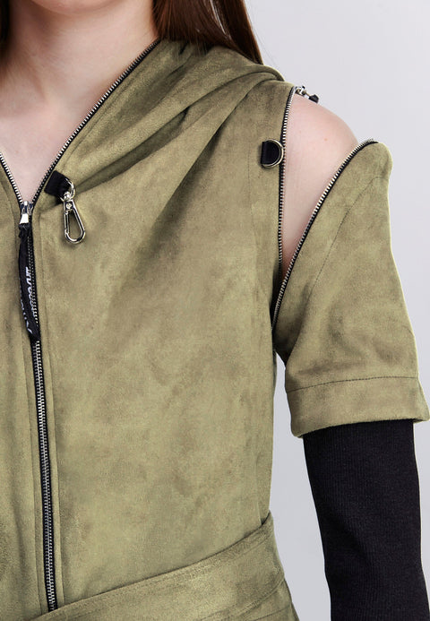 JUMPSUIT GAGA khaki - MONOSUIT