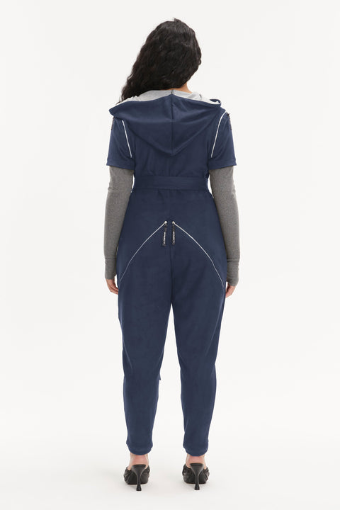 JUMPSUIT GAGA PLUS SIZE navy - MONOSUIT