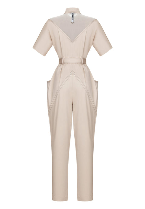 JUMPSUIT KIOTO beige - MONOSUIT