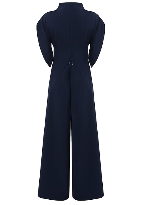 JUMPSUIT LEA PLUS SIZE navy - MONOSUIT