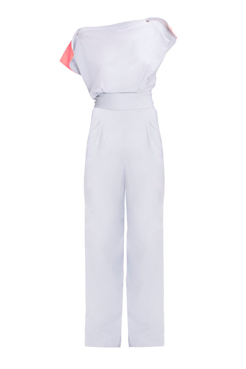 JUMPSUIT NIKA grey/pink - MONOSUIT