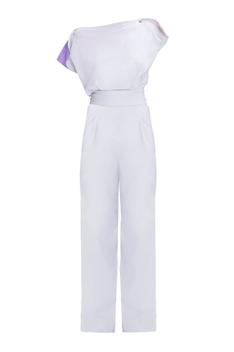 JUMPSUIT NIKA grey/violet - S-M / Grey-violet - MONOSUIT