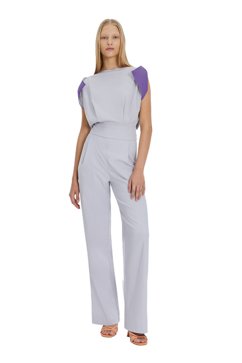 JUMPSUIT NIKA grey/violet - S-M / Grey-violet - MONOSUIT