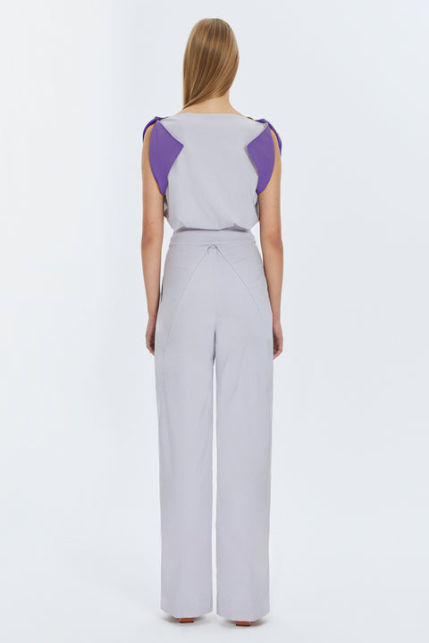 JUMPSUIT NIKA grey/violet - S-M / Grey-violet - MONOSUIT