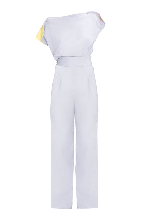JUMPSUIT NIKA grey/yellow - MONOSUIT