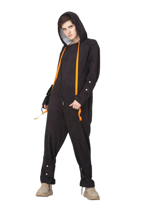 JUMPSUIT SPACE X dark grey - S-L / Grey - MONOSUIT