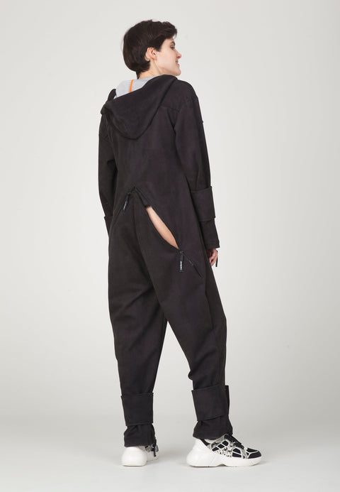 JUMPSUIT SPACE X dark grey - S-L / Grey - MONOSUIT