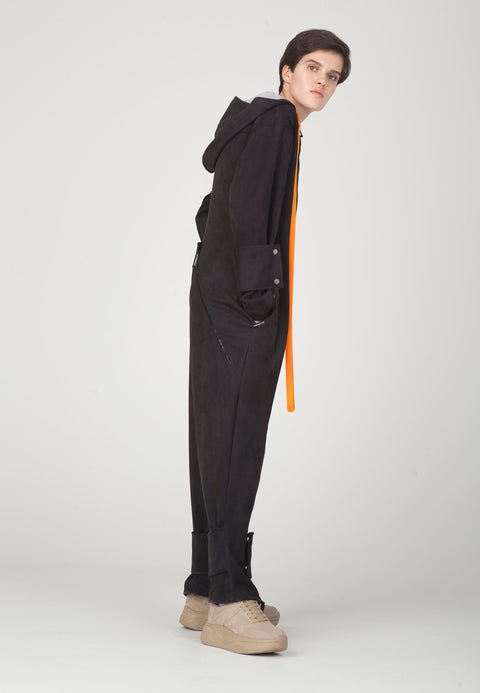 JUMPSUIT SPACE X dark grey - S-L / Grey - MONOSUIT