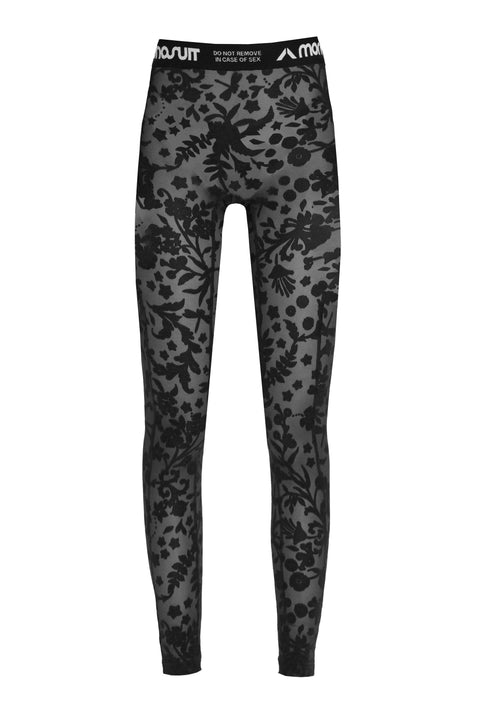 LEGGINGS FLORA black - BOTTOM