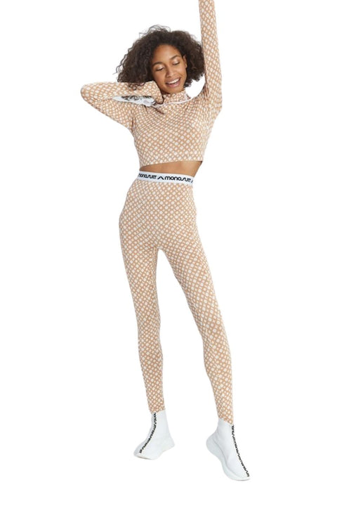 LEGGINGS RING beige - BOTTOM