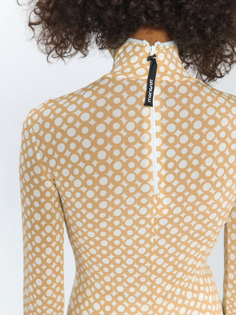 LONGSLEEVE MASK RING beige - TOP