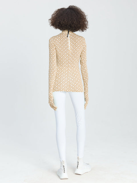 LONGSLEEVE MASK RING beige - TOP