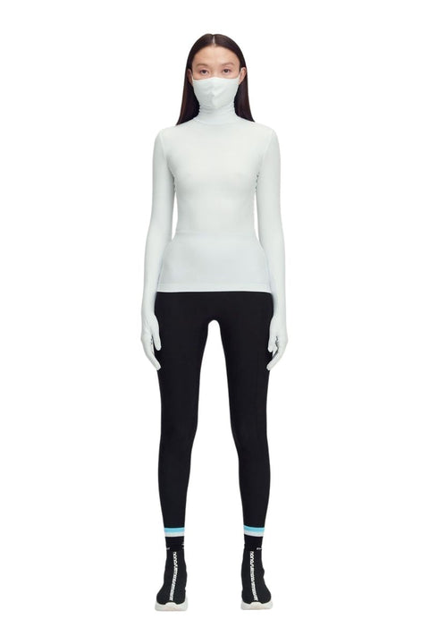 LONGSLEEVE MASK white - TOP