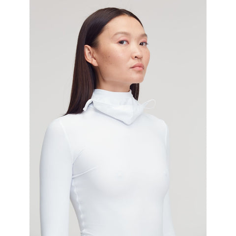 LONGSLEEVE MASK white - TOP