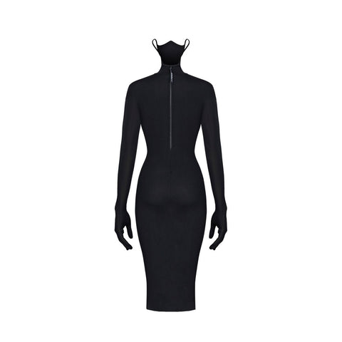 MONOSKIN DRESS MASK black N6 - DRESS