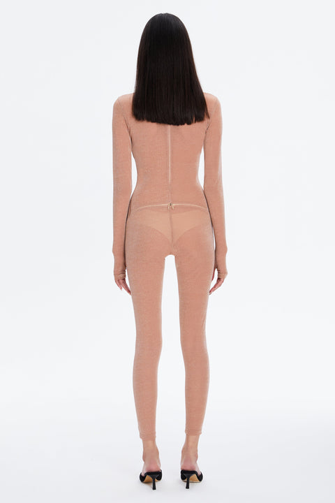 MONOSKIN LUREX beige - MONOSKIN
