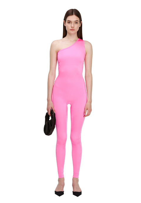 MONOSKIN OFF SHOULDER LONG pink - MONOSKIN