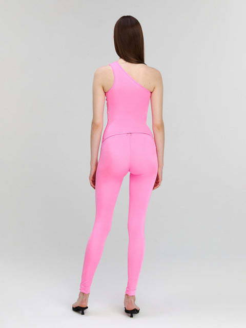 MONOSKIN OFF SHOULDER LONG pink - MONOSKIN