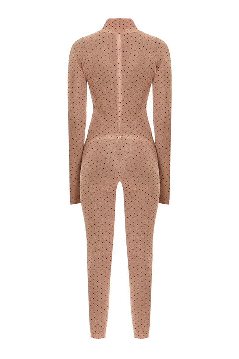 MONOSKIN TOTAL beige dots - M-L / Beige - MONOSKIN