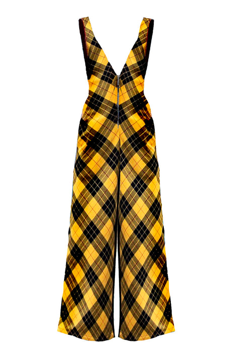 JUMPSUIT JUMPER black/yellow
