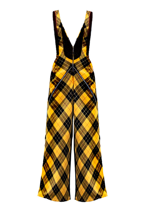 JUMPSUIT JUMPER black/yellow