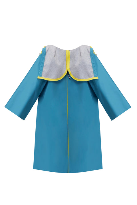 PONCHO blue - S-L / Blue - TOP