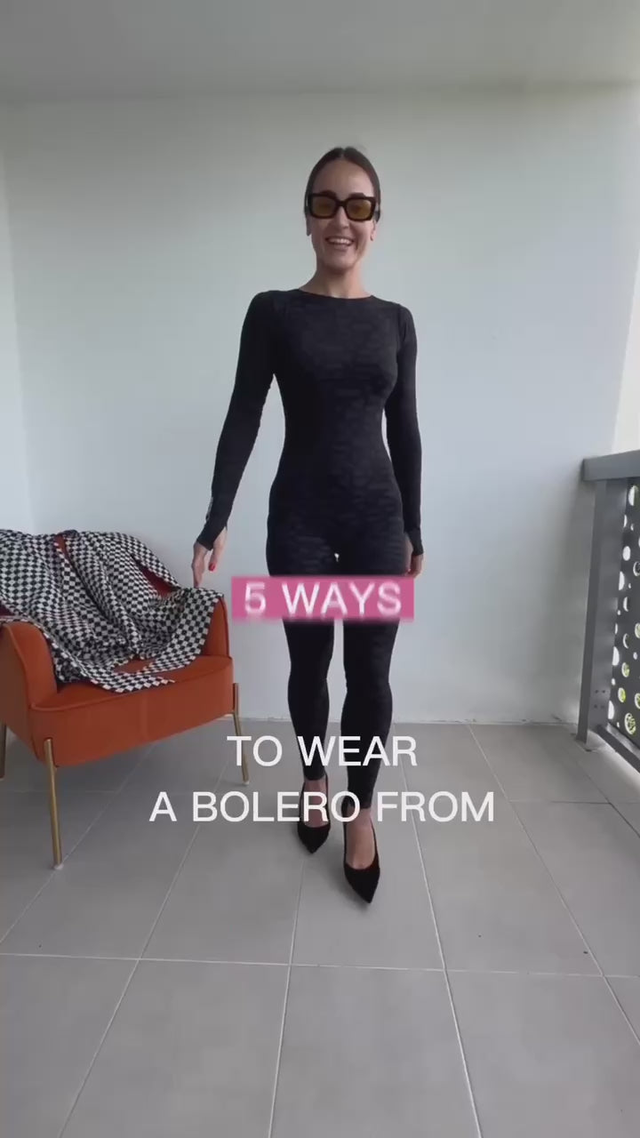 BOLERO Sleeves Checkered