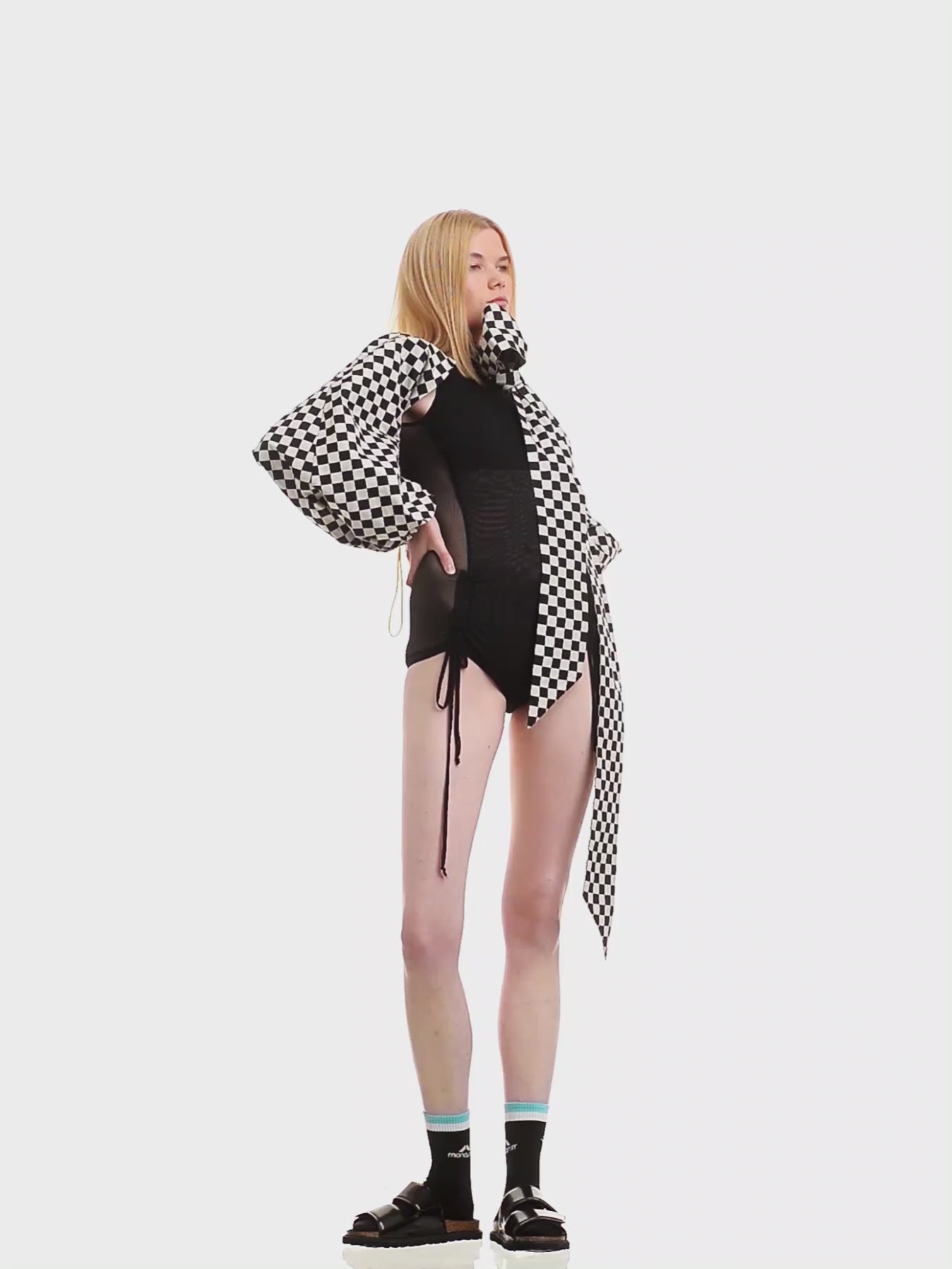 BOLERO Sleeves Checkered