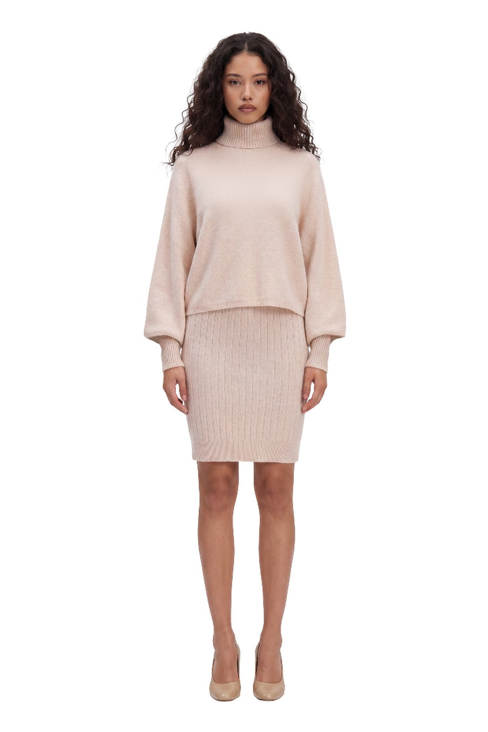 Set Sweater & Dress Stellar Harmony Beige - MONOSUIT Set Sweater & Dress Stellar Harmony Beige - MONOSUIT