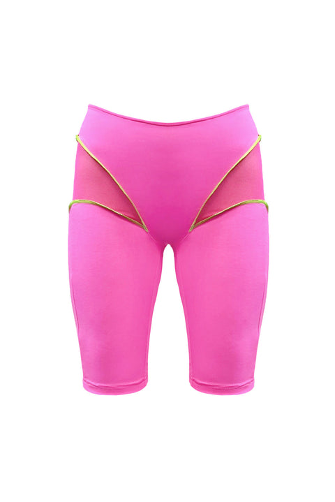 SHORTS BIKE ERRATIC pink - BOTTOM