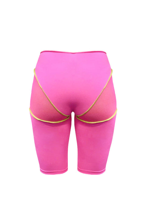 SHORTS BIKE ERRATIC pink - BOTTOM