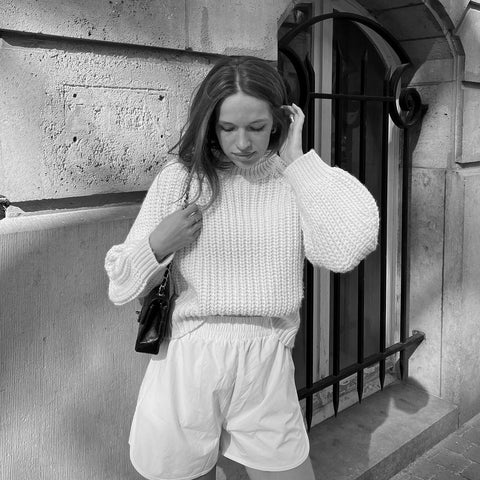 SHORTS RUN white - BOTTOM