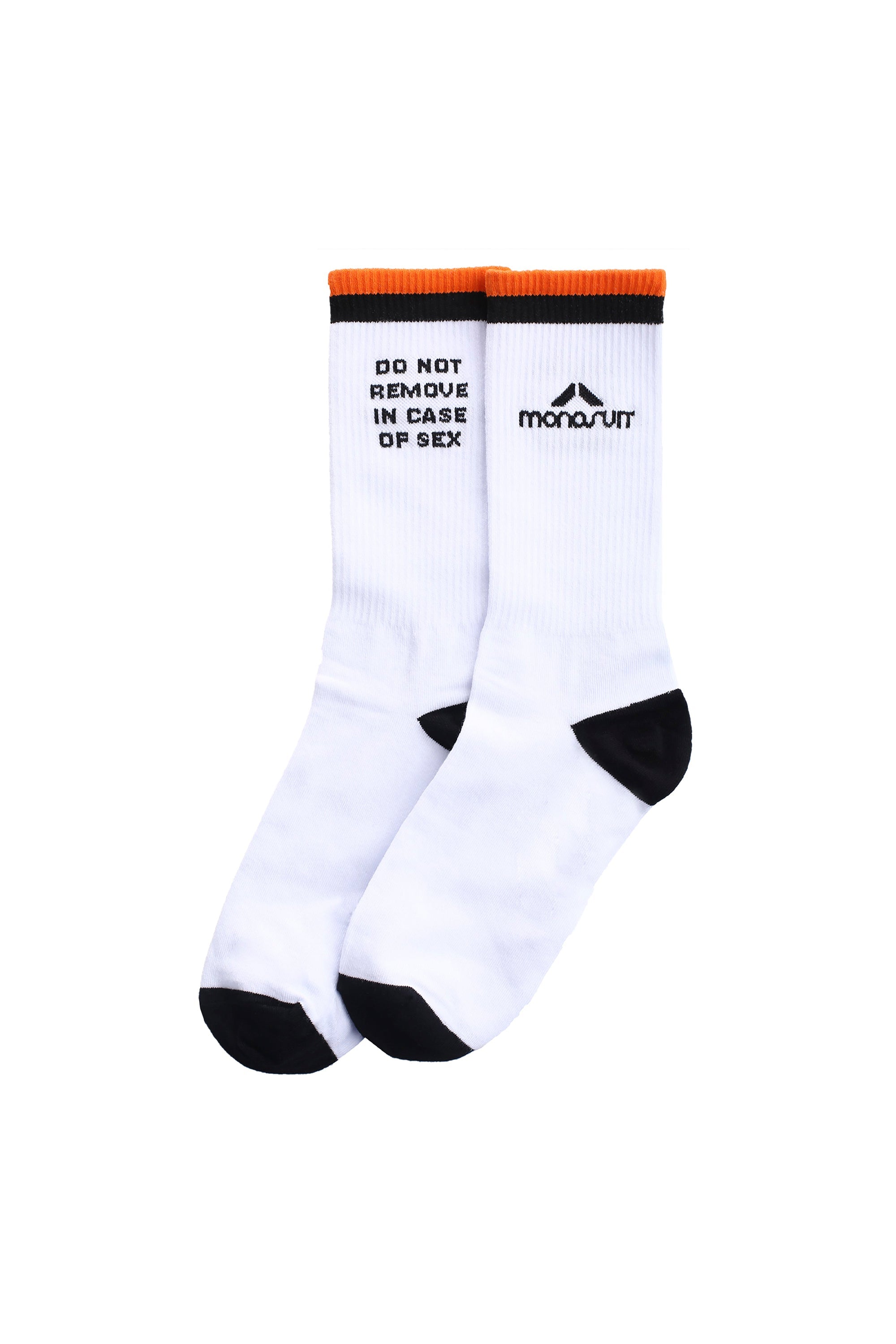 SOCKS Sacks White/Orange - 37-42 - Socks