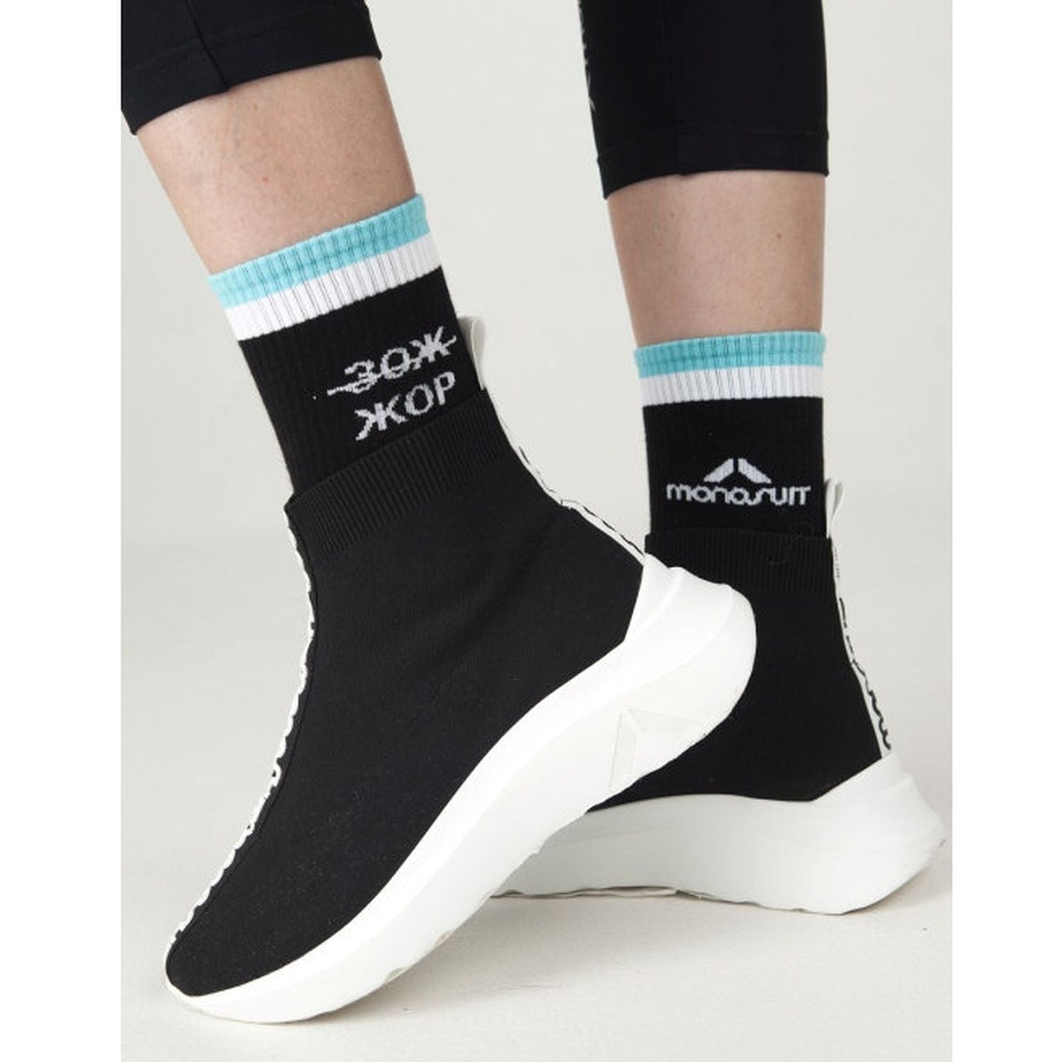 SOCKS Zozh Black/Blue - Socks