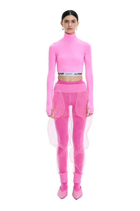 SWEATPANTS MESH pink - BOTTOM