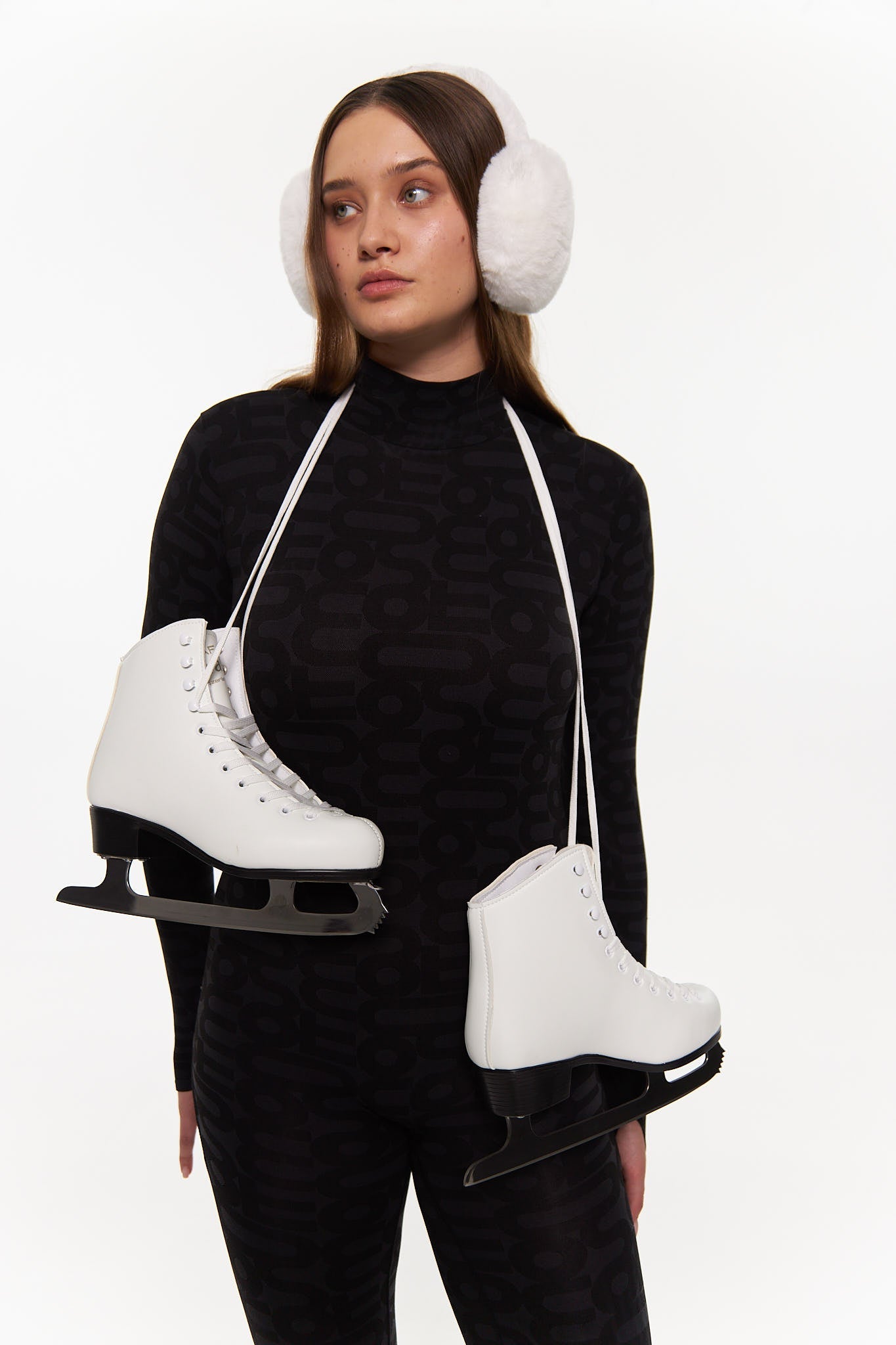 White Faux Fur Earmuffs - White / One Size - Earmuffs