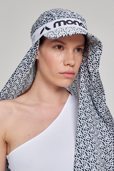 WING CAP black/white - S-L / Grey - ACCESSORIZE