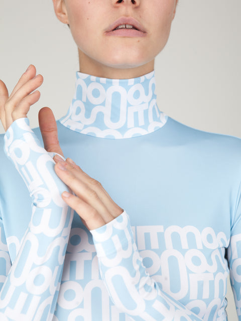 MONOSKIN PRINT light blue