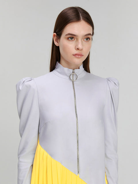DRESS PRINCESS grey/yellow