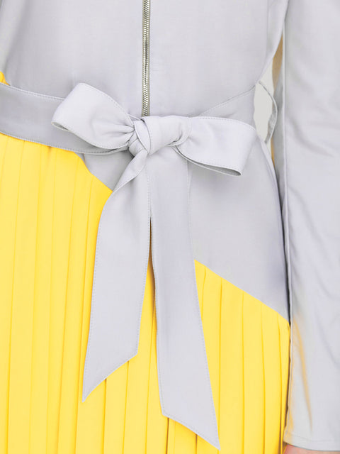DRESS PRINCESS grey/yellow