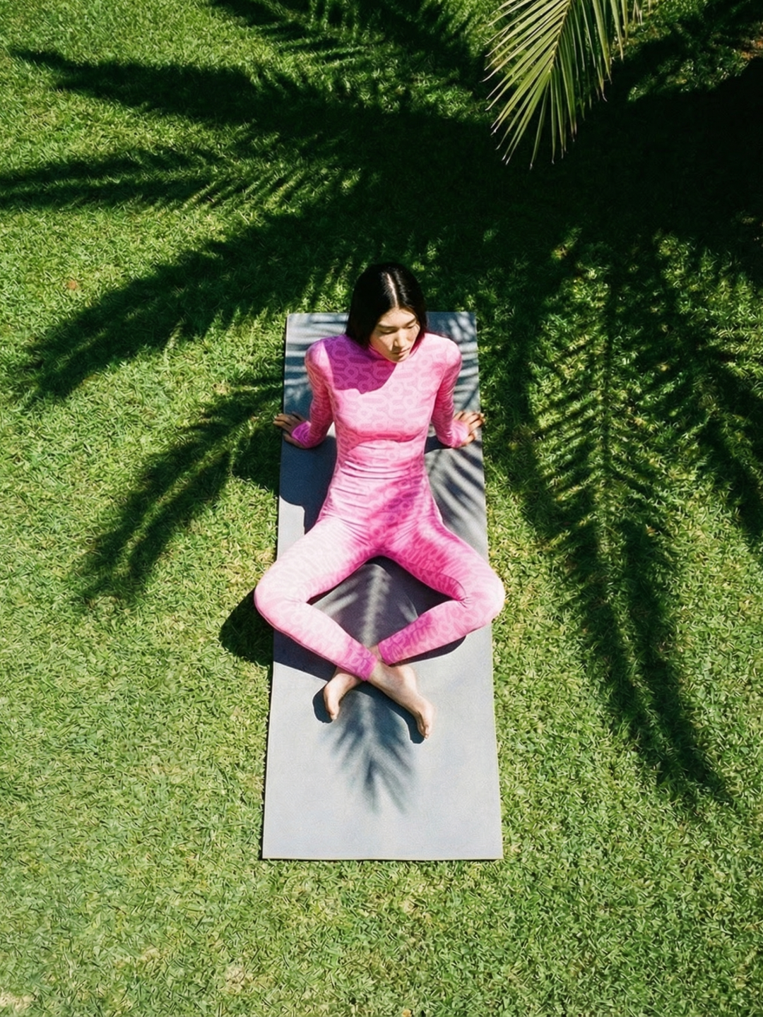 Pink Seamless Turtleneck Long Sleeve Full ECO Bodysuit