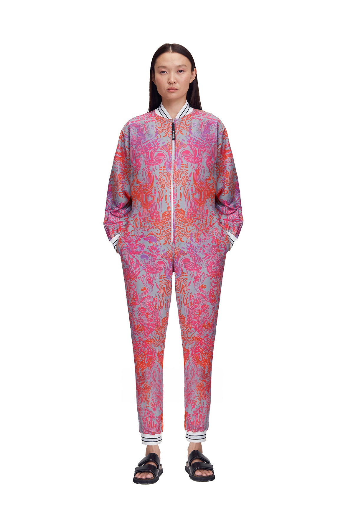 JUMPSUIT BOMBERSUIT pink