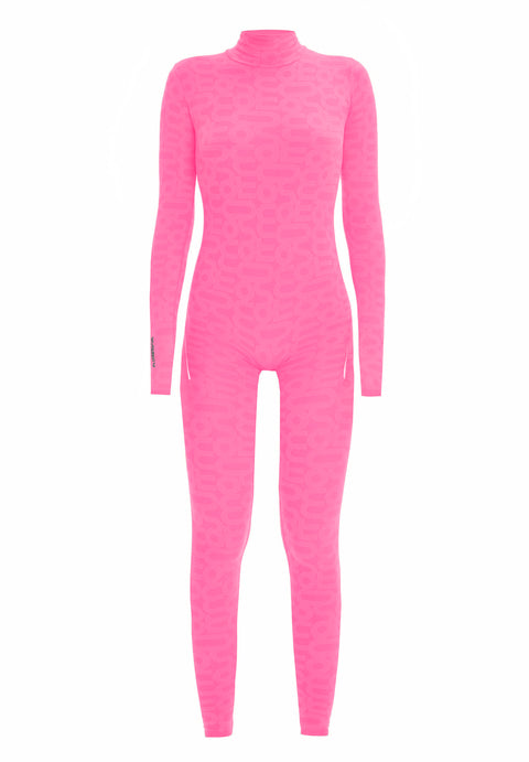 Find My Way Seamless Jumpsuit - Pink