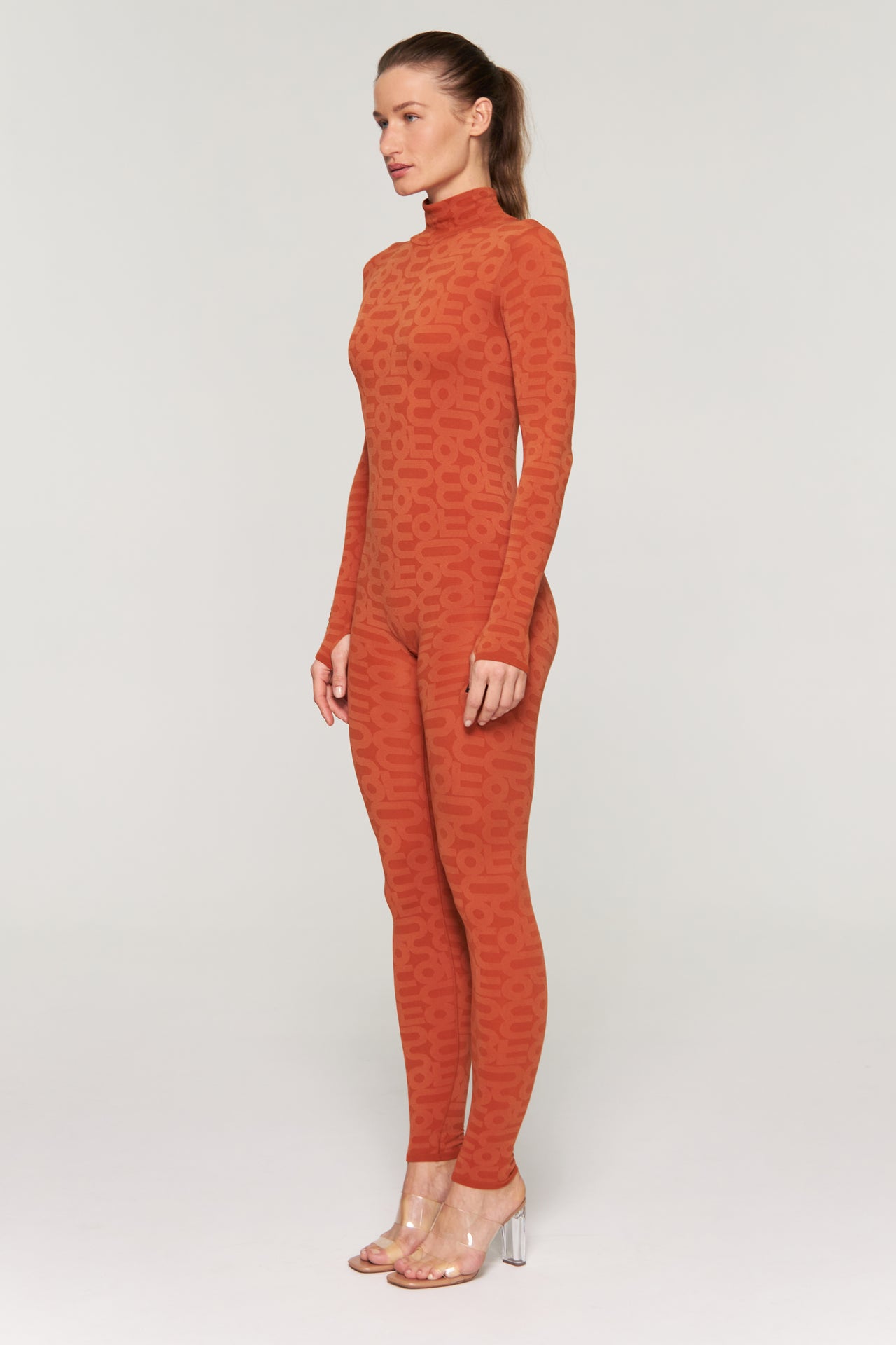 Organic Essential Long-Sleeve Bodysuit, Moss main image 1